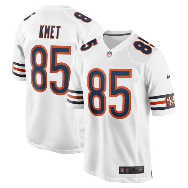 Chicago Bears Nike Game Road Jersey - White - Cole Kmet - Mens