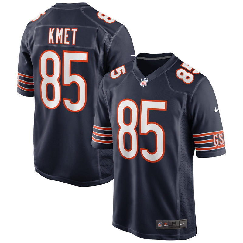 Chicago Bears Nike Home Game Jersey - Navy - Cole Kmet - Mens