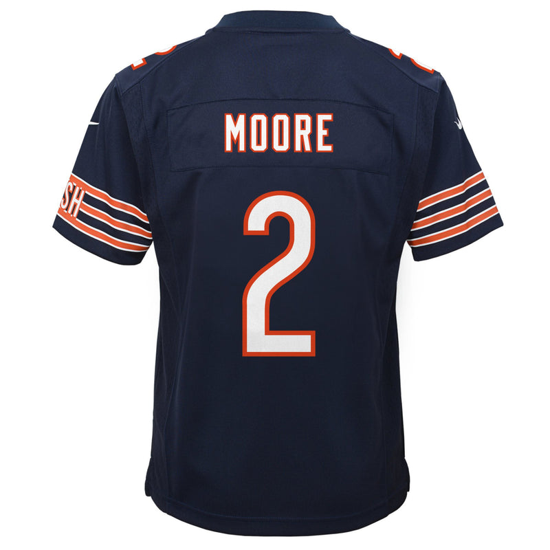 Chicago Bears Nike Home Jersey – Navy – DJ Moore – Kids