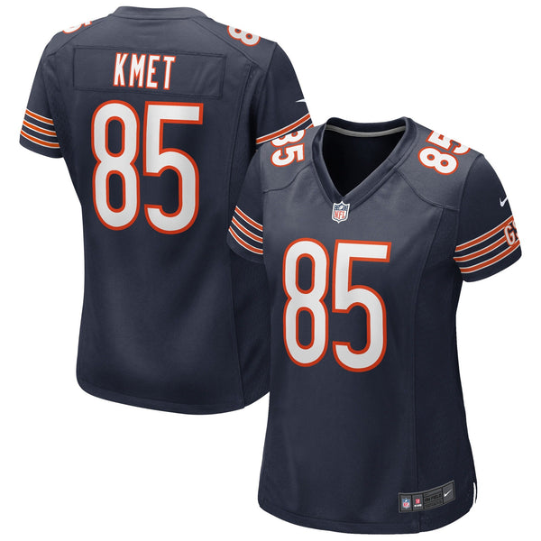 Chicago Bears Nike Home Jersey - Navy - Cole Kmet - Women