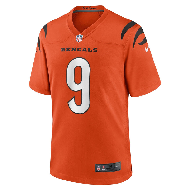 Cincinnati Bengals Third Jersey Nike - Orange - Joe Burrow - Men