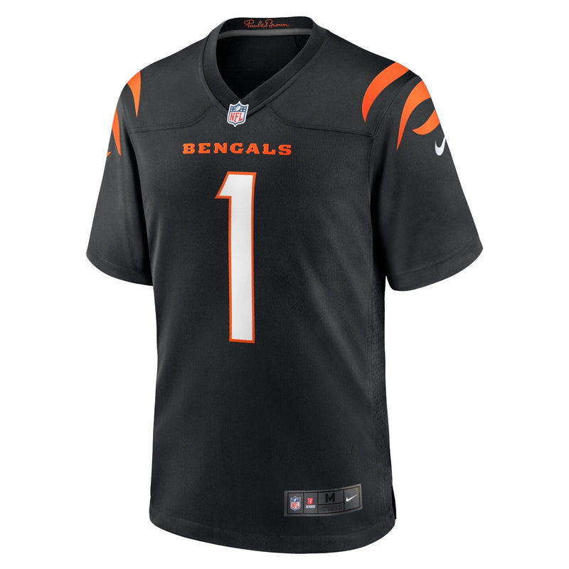 Cincinnati Bengals Home Jersey Nike - Black - Ja'Marr Chase - Men