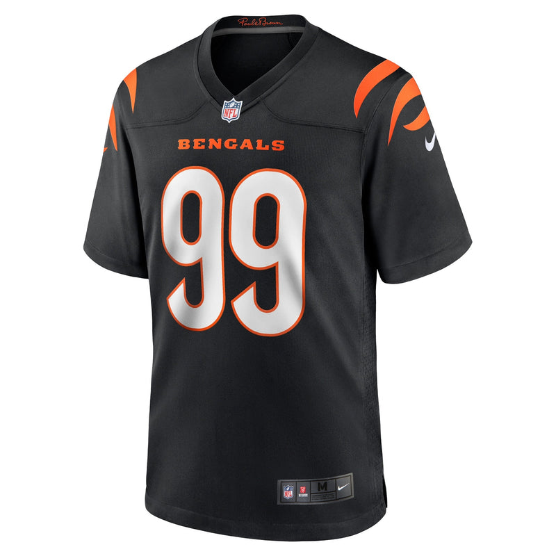 Cincinnati Bengals Nike Home Jersey - Black - Draft Pick 2 - Men