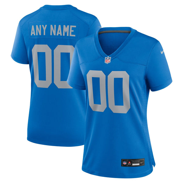 Detroit Lions Nike Alternate Game Throwback Jersey - Custom - Womens