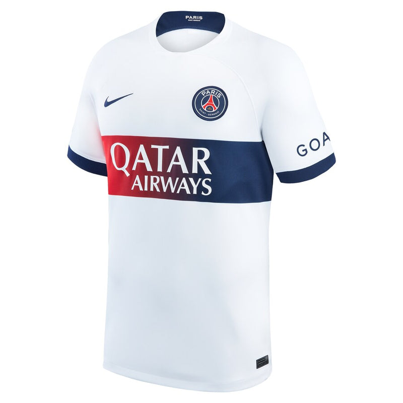 Ousmane Dembélé Paris Saint-Germain  2023/24 Away Stadium Player Jersey - White