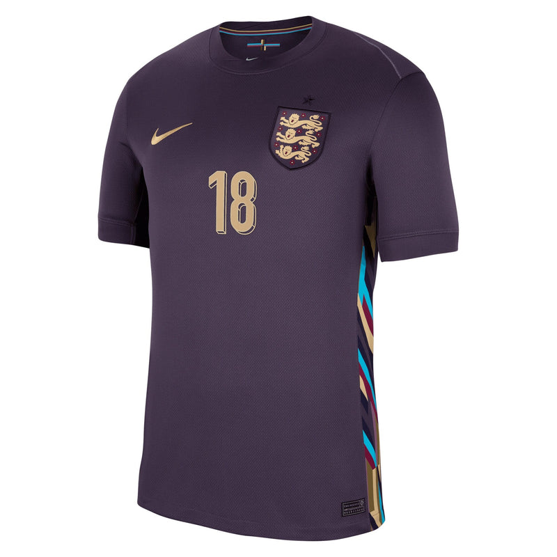 England Nike Away Stadium Shirt 2024 with Gordon 18 printing