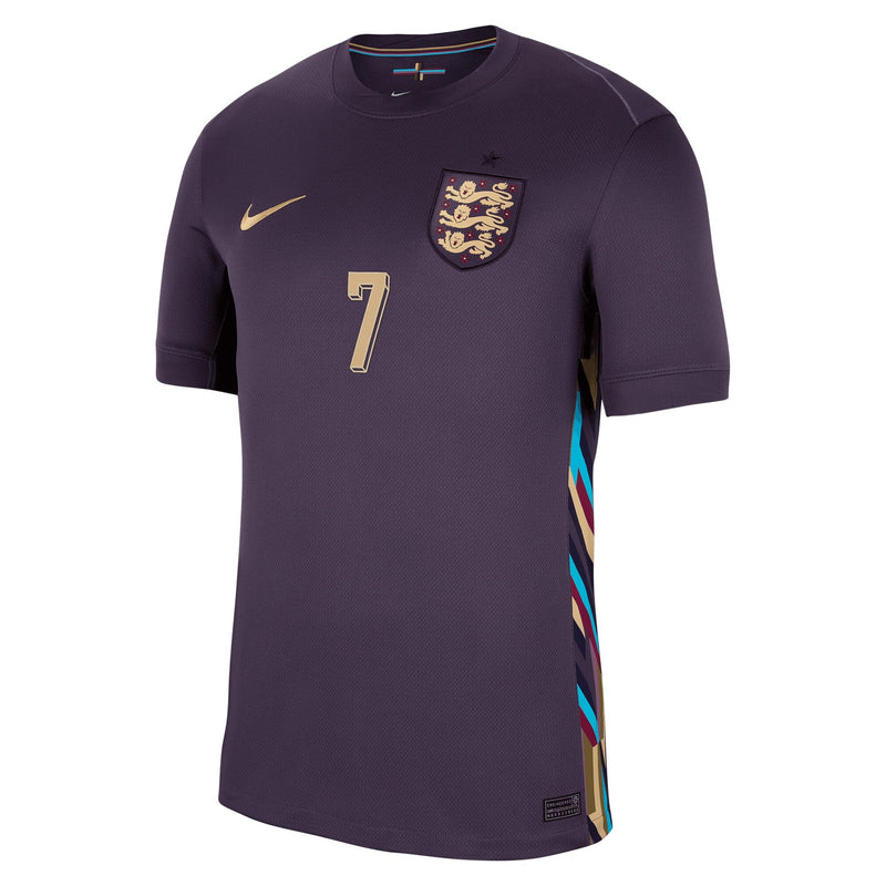 England Nike Away Stadium Shirt 2024 with Saka 7 printing