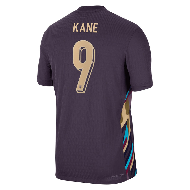 England Nike Dri Fit Adv Away Match Shirt 2024 with Kane 9 printing