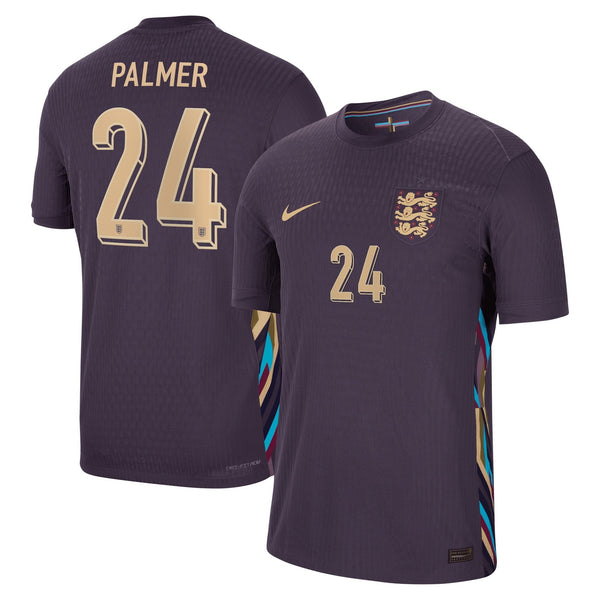 England Nike Dri Fit Adv Away Match Shirt 2024 with Palmer 24 printing