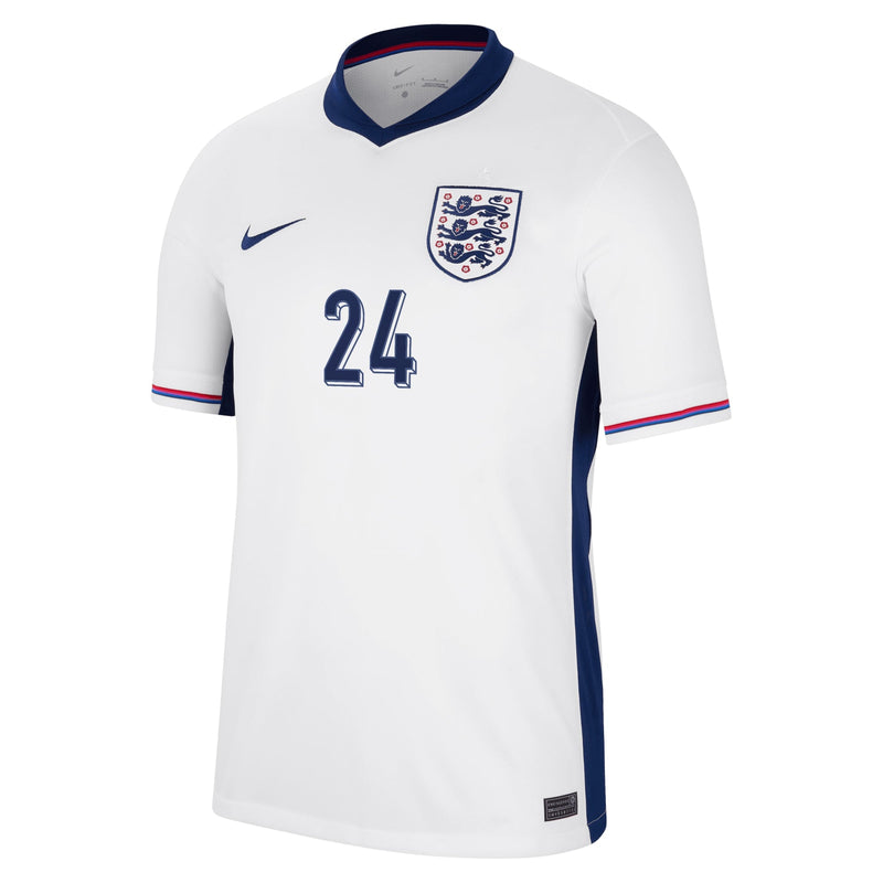 England Nike Home Stadium Shirt 2024 with Palmer 24 printing