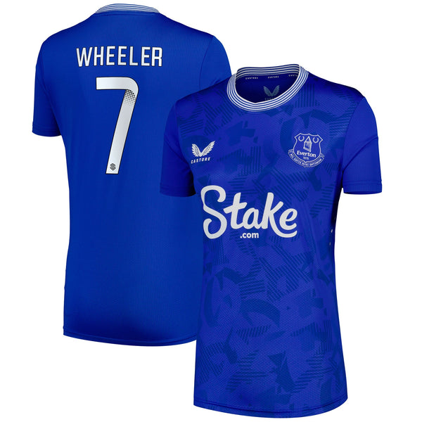 Everton Castore WSL Home Pro Shirt 2024-25 - Womens with Wheeler 7 printing