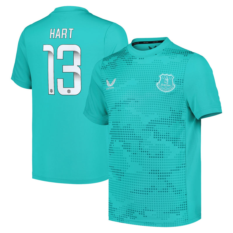 Everton WSL Away Goalkeeper Shirt 2024-25 - Kids with Hart 13 printing