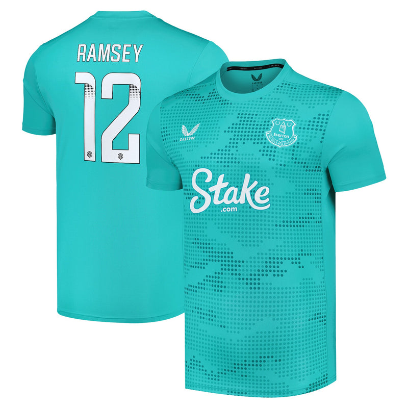 Everton WSL Away Goalkeeper Shirt 2024-25 with Ramsey 12 printing