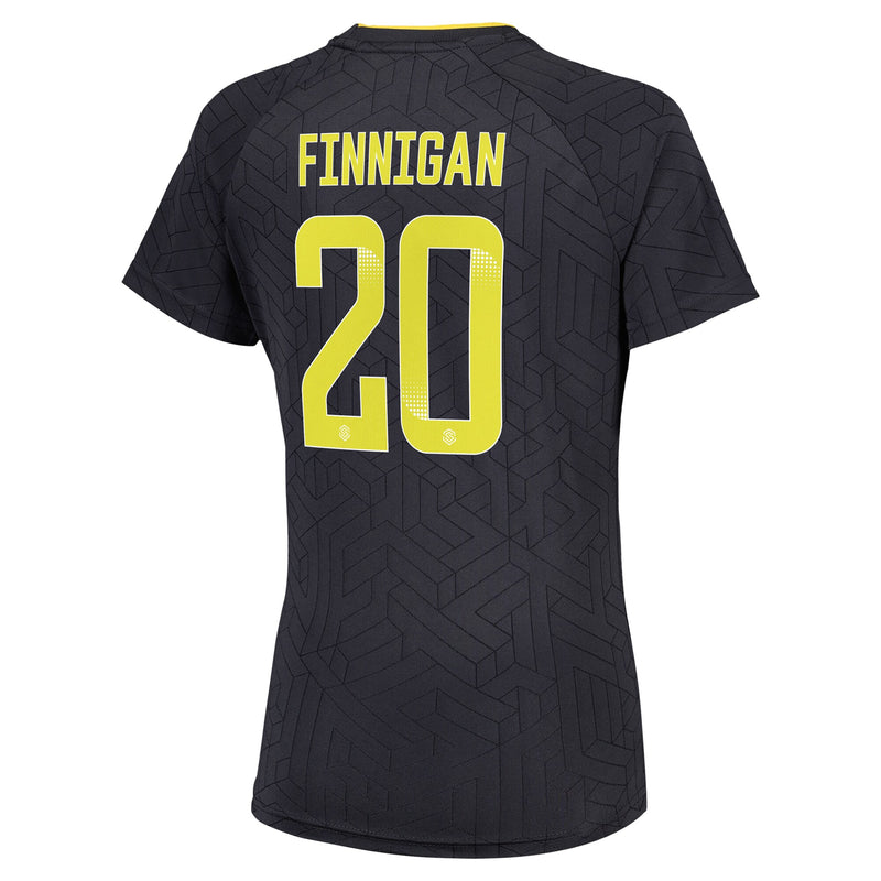 Everton WSL Castore Away Pro Shirt 2024-25 - Womens with Finnigan 20 printing