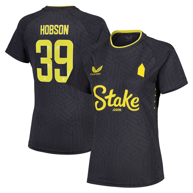 Everton WSL Castore Away Pro Shirt 2024-25 - Womens with Hobson 39 printing