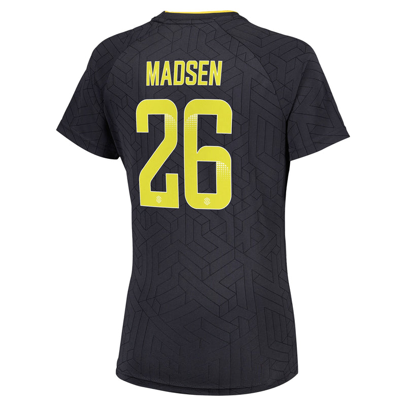 Everton WSL Castore Away Pro Shirt 2024-25 - Womens with Madsen 26 printing