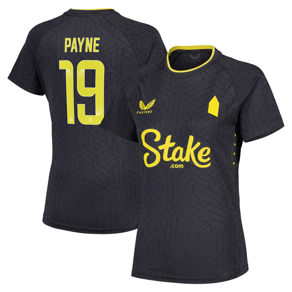 Everton WSL Castore Away Pro Shirt 2024-25 - Womens with Payne 19 printing