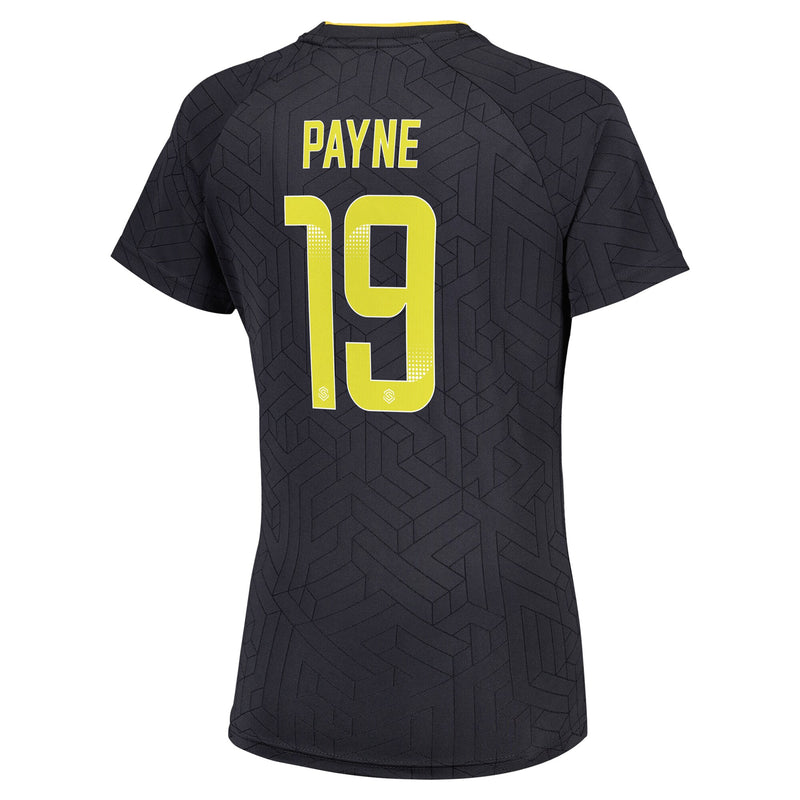 Everton WSL Castore Away Pro Shirt 2024-25 - Womens with Payne 19 printing