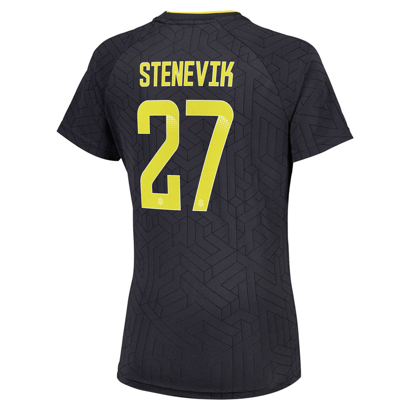 Everton WSL Castore Away Pro Shirt 2024-25 - Womens with Stenevik 27 printing