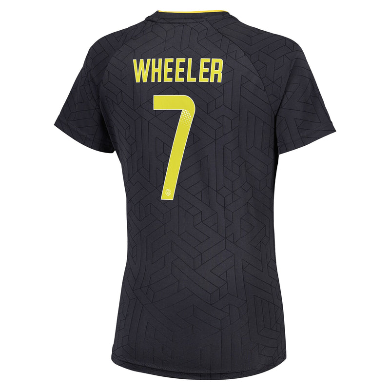 Everton WSL Castore Away Pro Shirt 2024-25 - Womens with Wheeler 7 printing