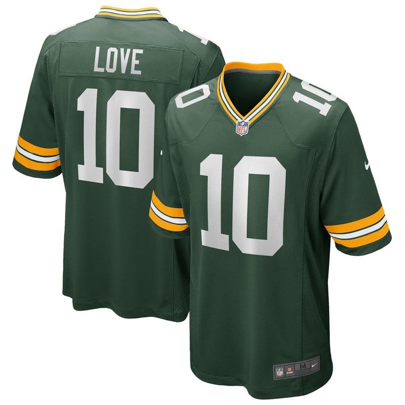 Green Bay Packers Home Game Jersey - Jordan Love - Mens