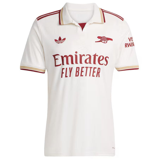Arsenal adidas Third Shirt 2025-26 with Ødegaard 8 printing
