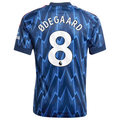 Arsenal adidas Away Shirt 2025-26 - with Ødegaard 8 printing