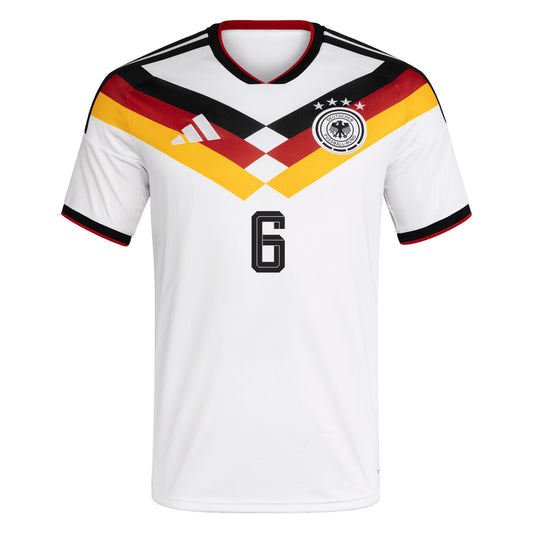 Germany National Team adidas Home Shirt 2026 with Kimmich 6 printing