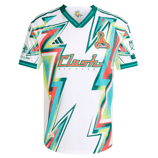 San Jose Earthquakes adidas 2025 Third Jersey - White
