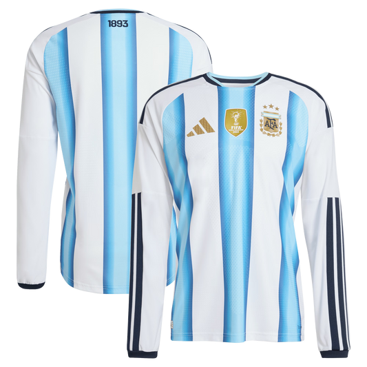 Argentina adidas Home Shirt 2026 - Long Sleeve