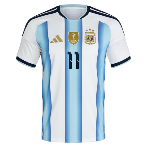 Argentina adidas Home Shirt 2026 with Di Maria 11 printing