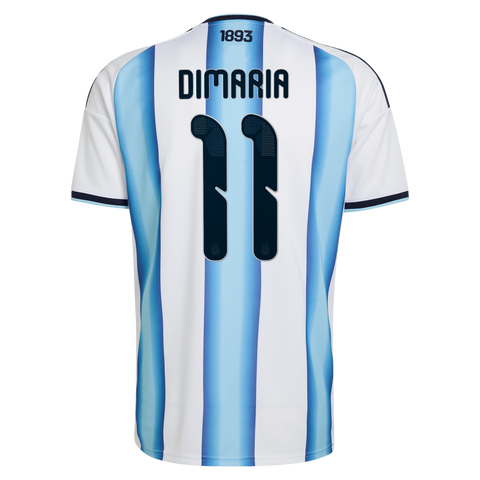 Argentina adidas Home Shirt 2026 with Di Maria 11 printing