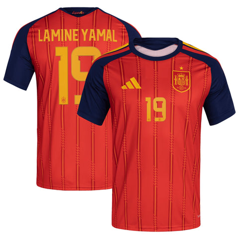 Lamine Yamal Spain National Team adidas 2026 Home Jersey - Red