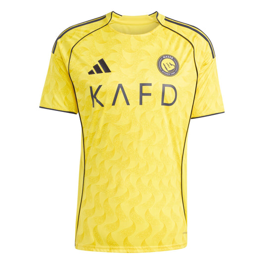 Cristiano Ronaldo Al-Nassr FC adidas 2025/26 Home Player Jersey – Yellow