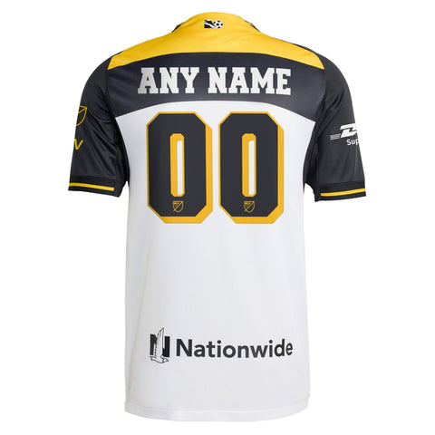 Columbus Crew adidas 2025 Third Custom Jersey - White