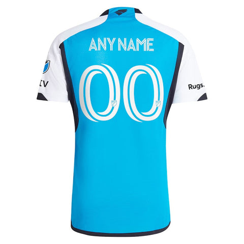 Charlotte FC adidas 2024 The Carolina Kit: Explore Custom Jersey - Blue