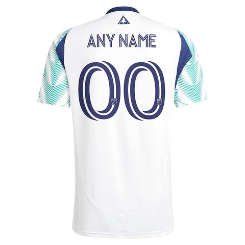 New England Revolution adidas 2025 Eastern White Pine x Flag of New England Custom Jersey - White