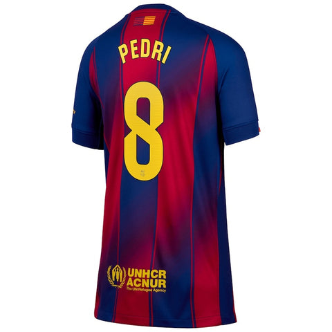 Pedri Barcelona Nike 2025/26 Home Jersey - Blue