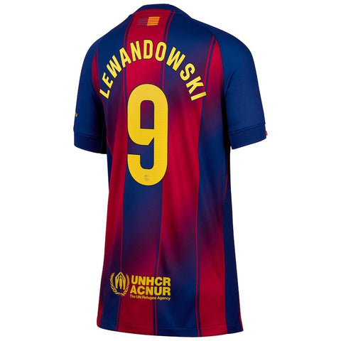 Robert Lewandowski Barcelona Nike 2025/26 Home Jersey - Blue