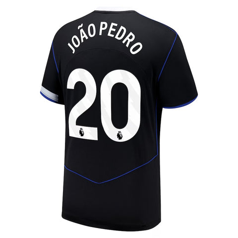 João Pedro Chelsea Nike 2025/26 Third Player Jersey - Black