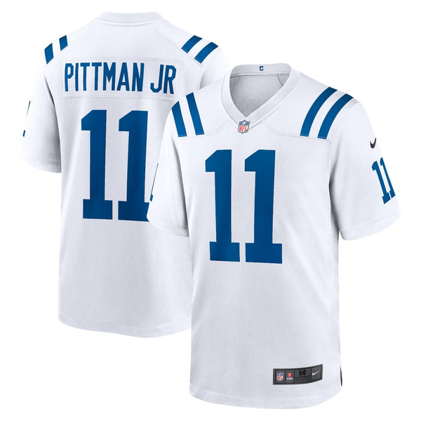 Indianapolis Colts Nike Game Road Jersey - White - Michael Pittman Jr. - Mens