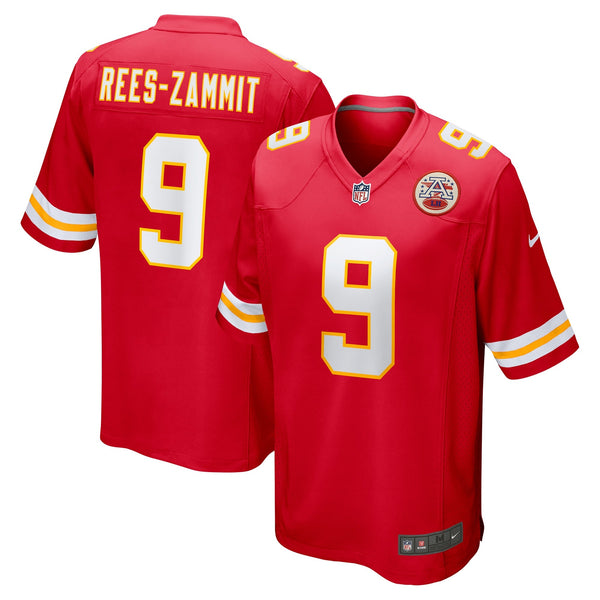 Kansas City Chiefs Nike Home Game Jersey - Red - Louis Rees-Zammit - Mens