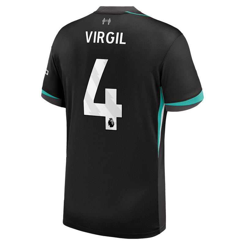 Liverpool Nike Away Stadium Shirt 2024-25 with Virgil 4 printing