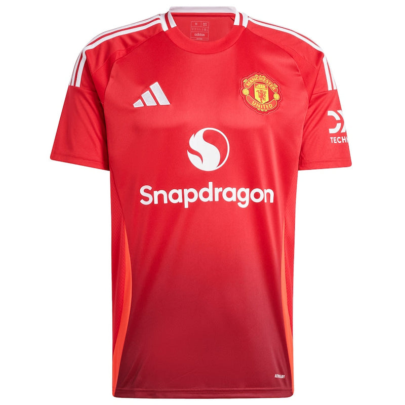 Manchester United adidas adidas Home Shirt 2024-25 with Højlund 11 printing