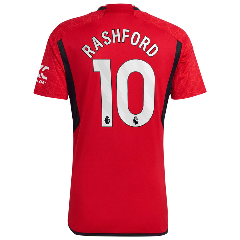 Manchester United EPL adidas Home Shirt 2023-24 with Rashford 10 printing