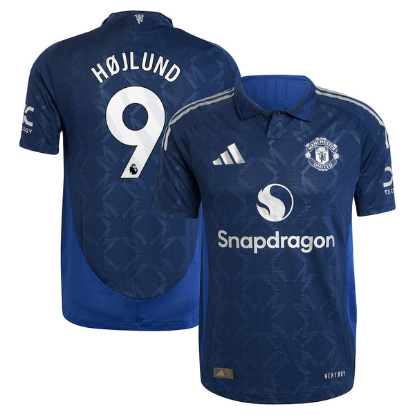 Manchester United EPL adidas Away Shirt 2024-25 with Højlund 9 printing