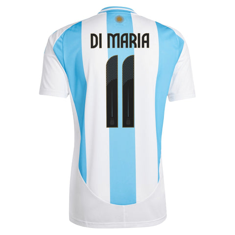 Angel Di Maria Argentina National Team adidas 2024 Home Jersey - White
