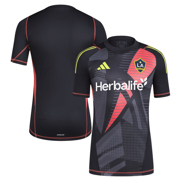 LA Galaxy adidas 2024 Goalkeeper Jersey - Black