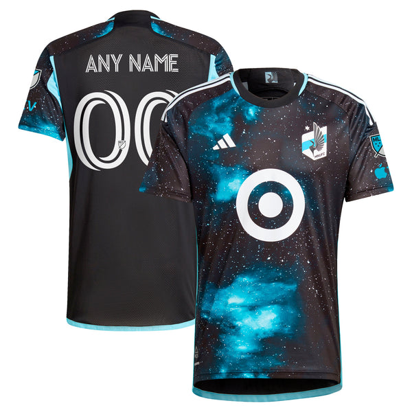 Minnesota United FC adidas 2024 Starry Night Authentic Custom Jersey - Black