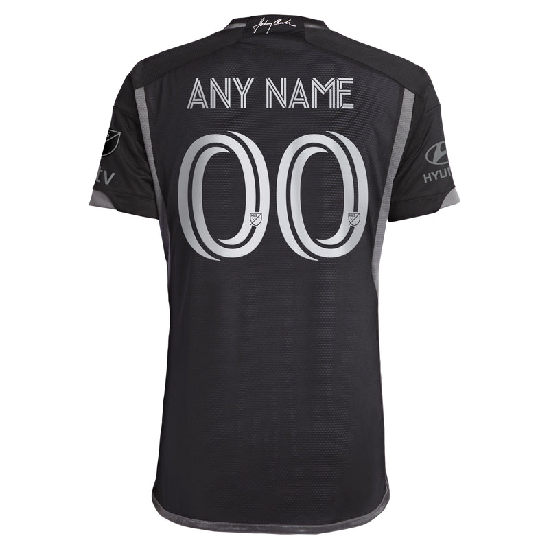 Nashville SC adidas 2023 Man In Black Kit Authentic Custom Jersey - Black